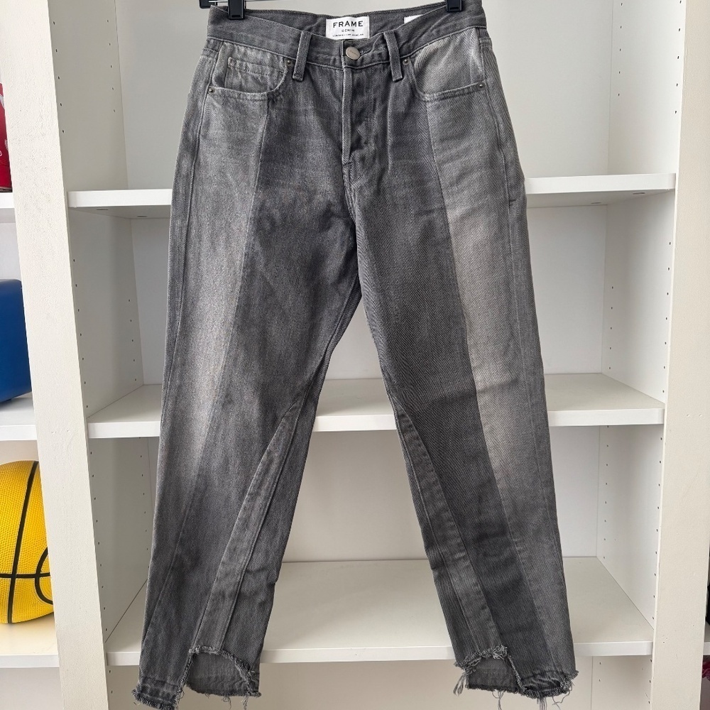 FRAME Nouveau Le Mix Ash Mix Jeans - Picture 2 of 6